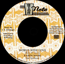 Karen Mark - World Wide Love | 7" High Note