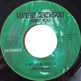 Junior Brown - I Must Achieve | 7" Vivian Jackson