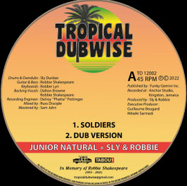 Junior Natural - Soldiers | 12" Tropical Dubwise