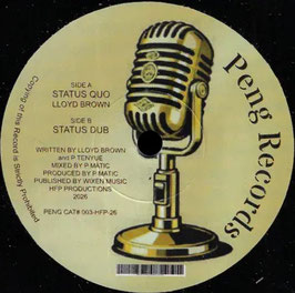 Lloyd Brown - Status Quo | 7" Peng