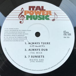 RAS McBEAN - Always There (Ital Power Music 12")