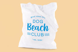 hundestrand, Baumwolltasche „Dog Beach Club“