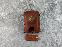 Feuerzeugtasche in light braun