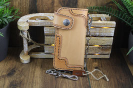 handgemachtes  Leder Biker Wallet