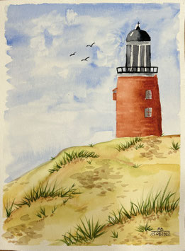 "Leuchtturm in den Dünen"