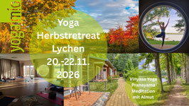 Yoga-Retreat mit Almut im Schlüßhof Lychen, 20.-22.11.2026