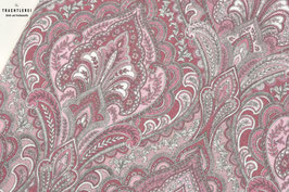 Baumwollsatin Digitaldruck Rosa - Grau B10392