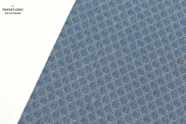 Baumwolljacquard Frauenberg Dark Vintage Blue A10747