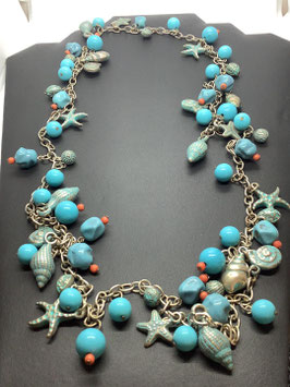 Très grand collier hippie chic