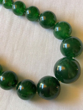 Collier vintage Yves Rocher – vert foncé