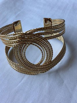 Bracelet en métal doré – style plaqué or