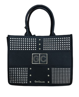 Borsa Giò Cellini Maxi Bag Studs Nero