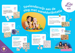 Flyer Spelenderwijs aan de slag met wereldoriëntatie