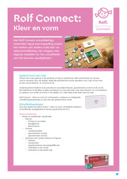 Flyer Rolf Connect : Kleur en vorm