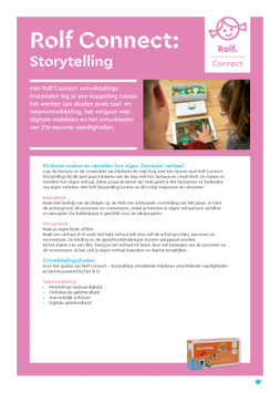 Flyer Rolf Connect : Storytelling