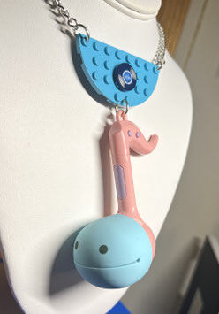 Miss Brixx Lego & Otamatone Necklace!