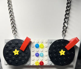 Miss Brixx Lego XL Turntables Necklace