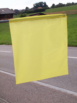 Flagge Gelb/ Drapeau Jaune (ca.700mm x 620mm)