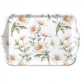 kleines Tablett "Beautiful Daisies, white"