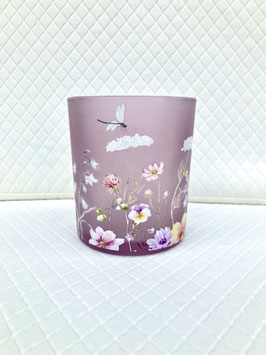 Windlicht 'Zarte Blüten'