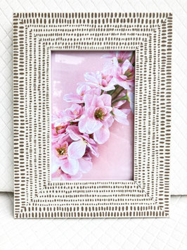 Bilderrahmen, creme/ taupe