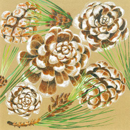 Serviette "Pommes des Pin"