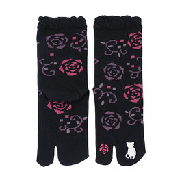 *TABI SOCKS WOMEN'S: NEKO TO BARA