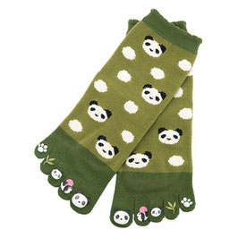 *TABI SOCKS 5 TOE WOMEN'S: PANDA