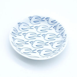 *SMALL PLATE: WHITE SWALLOW