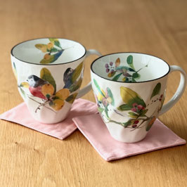 *PAIR MUG GIFT : BIRDS