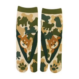 *TABI SOCKS SHORT MEN'S: ZORI CAMOUFLAGE SHIBAINU