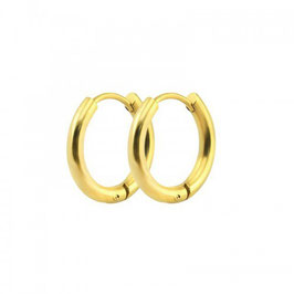 ***KIANO - Creolen Edelstahl GOLD