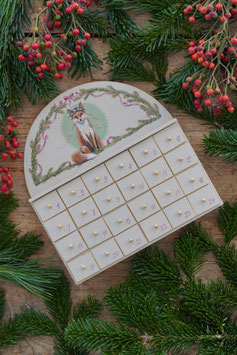 Handbemalter miss lillys hats Adventkalender "Der Weihnachtsfuchs"
