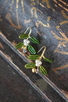 Ohrringe "Kiss me under the mistletoe" klein