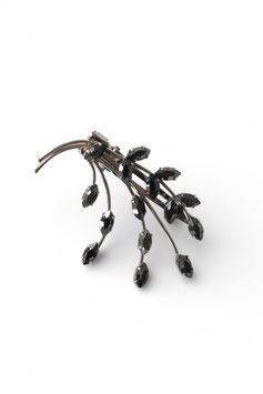 MiRROR COLLECTION Kristallspange "Back to black"