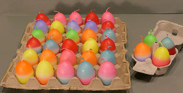 4er-Set bunte Ostereier Kerzen von kitschi aus Bern
