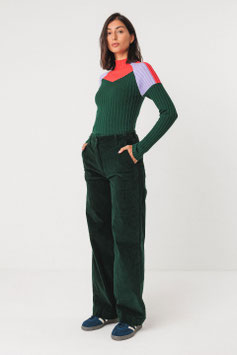 Sportliche Cord-Hose Biobaumwolle von SKFK