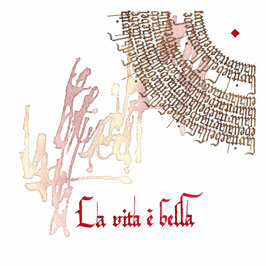 Biglietto con testo in italiano ( LAEB1)