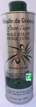 Huile d'olive Bio vierge extra 0,50 litre