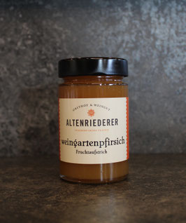 Weingartenpfirsich fruchtaufstrich