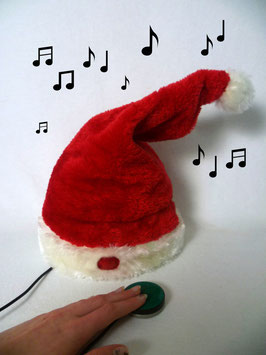 Singende und tanzende Weihnachtsmütze