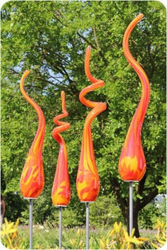 Glasstecker, Farbe Red