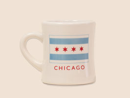 DINER MUG CHICAGO FLAG