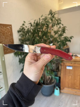 Couteau de table avec manche en fibre de lin compressé