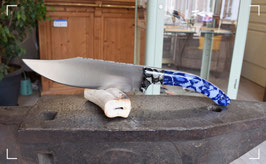 couteau "outdoor" résine avec dentelle
