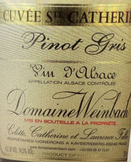 2019 Pinot Gris Cuvee Sainte Catherine AOC, Weinbach