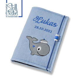 Mutter-Kind-Pass Hülle "WALFISCH"
