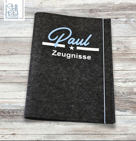 Zeugnismappe "PAUL" bedruckt