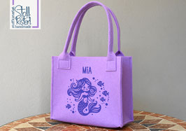 Filztasche klein "MEERJUNGFRAU"