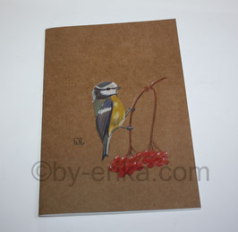 Mésange, cahier à dessins